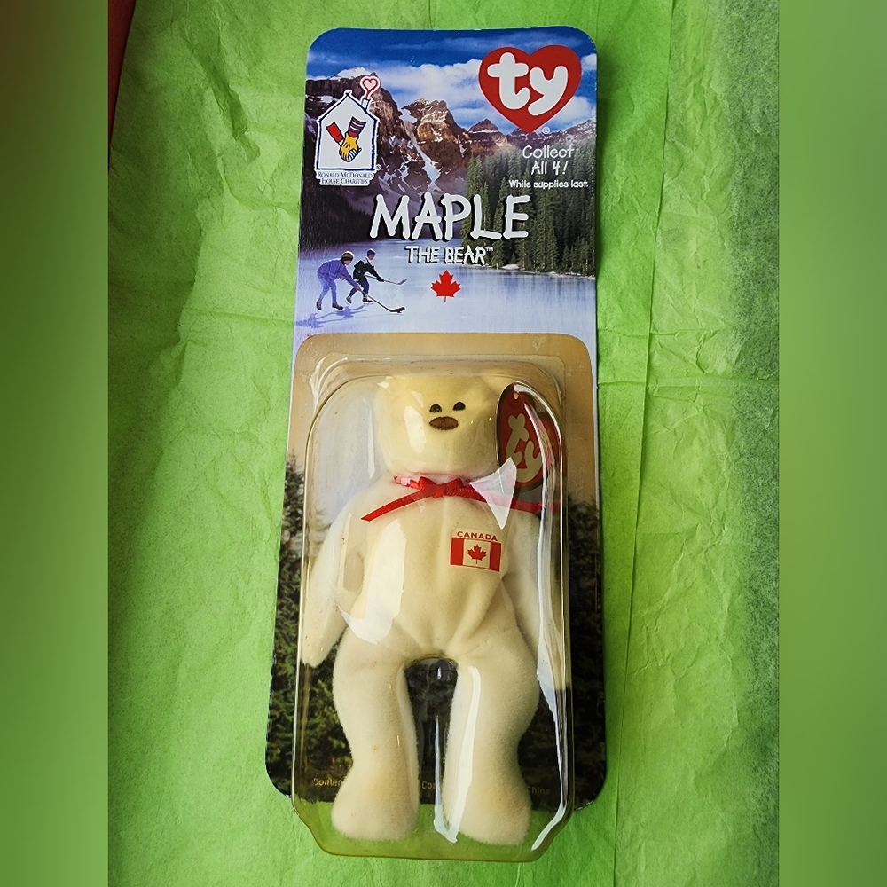 MAPLE INTERNATIONAL BEANIE BABY TY